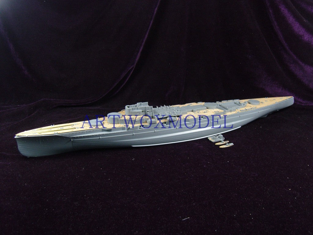 Fujii 60000 handicraft model wooden deck Japan's high-speed battleship king kong includes sports wooden deck aw 10040