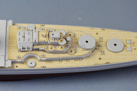 Artwox model wooden deck for Trumpeter 05712 tyebates battleship 19443M covering paper and wood deck PE AM20007A