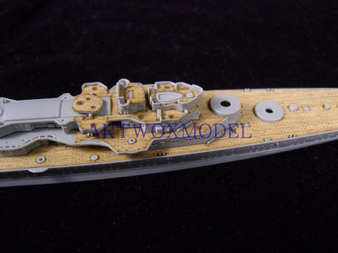 Artwox model wooden deck for Trumpeter 05767 German cruiser Eugen Prince 1945 wooden deck AW20033