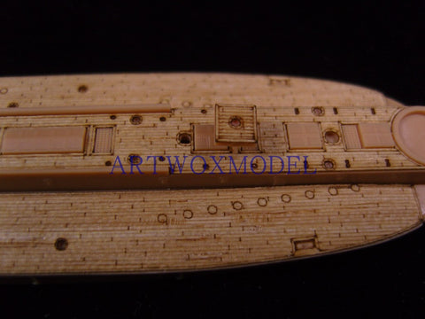 Artwox model wooden deck for S-MODEL PS700001 Beiyang Water Division flagship Dingyuan wooden Deck AW20012