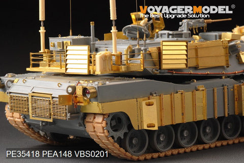 Voyager model metal etching sheet PE35418 M1A1 TUSK1 "Abran" main battle tank metal etch base Kit