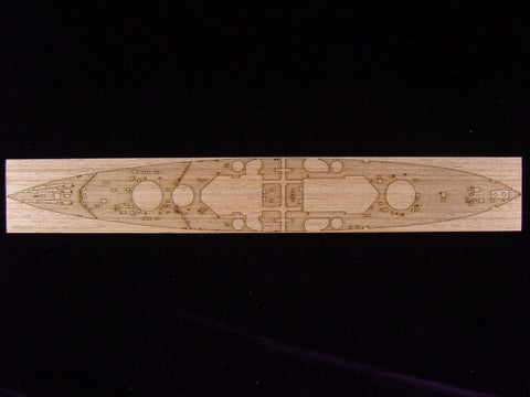 Artwox model wooden deck for tamiya 31615 WWII battleship prince of Wales wood deck aw 20033