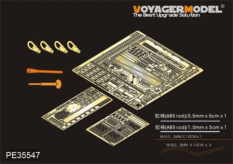 Voyager model metal etching sheet PE35547 Metal etching kit for upgrading BMP-1 infantry fighting vehicles