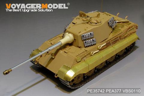 Voyager model metal etching sheet PE35742 World War II German Tiger King Tank (Henschel turret) retrofit (with Tanagawa)