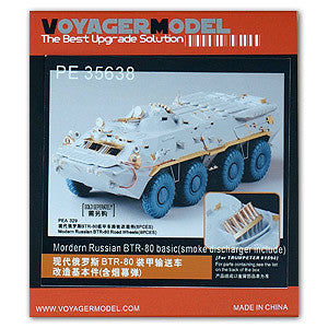 Voyager model metal etching sheet PE35638 Basic metal etch for upgrading of BTR-80 wheeled armored vehicle