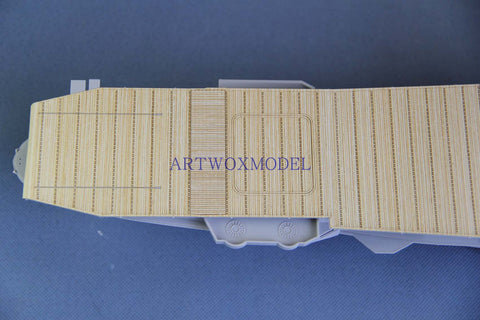 Artwox model wooden deck for Merit 65301 US aircraft carrier CV-5 York City 1943 Wood Deck AW10125A
