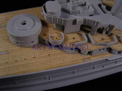 Artwox model wooden deck for Hobbyboss 86501 American BB-39 Arizona 1941 Wood Deck AW10060