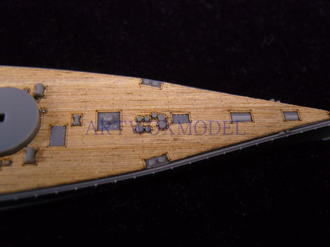 ARTWOXFujimi 420189 day naval battleship (full hull version) wooden deck AW20053