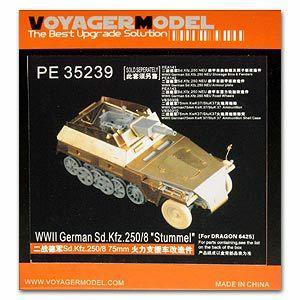 Voyager model metal etching sheet PE35239 Sd.Kfz.250/8 "Stummel" half track fire support vehicle etch