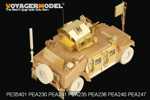 Voyager PEA247 "Hummer" combat vehicle O-GPK sniper weapon tower metal etching