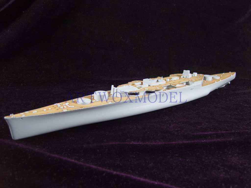 Artwox model wooden deck for Airfix A04202 British Navy cruiser USS Hood wooden deck AW50020