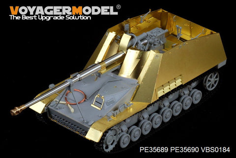 Voyager Etched parts for the revamping of the armor plate / fender of the Voyager PE35690 rhinoceros 8.8cm self-propelled anti-tank gun