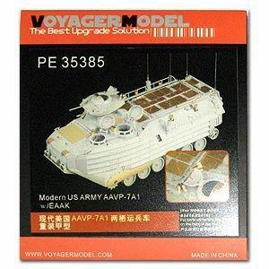 Voyager PE 35385 aavp - 7a1 amphibious armored transport vehicle additional armored upgrade metal etcher