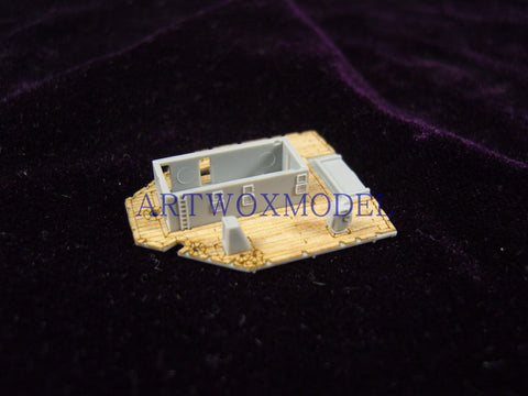 Artwox model wooden deck for Dragon 1054 german navy class z - 31 destroyer wooden deck aw 10042