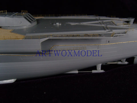 Artwox model wooden deck for Tamiya 78025 big and battleship new PE suite wooden decks AW10050A