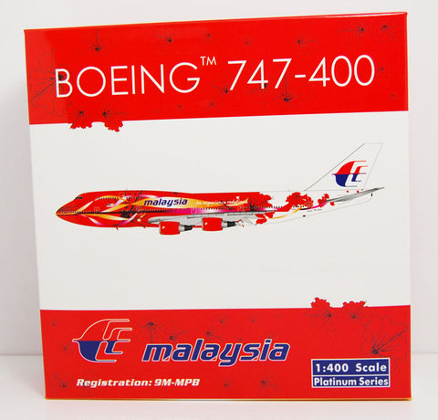 Phoenix 10995 Malaysia Airlines B747-400 hibiscus flower 1/400