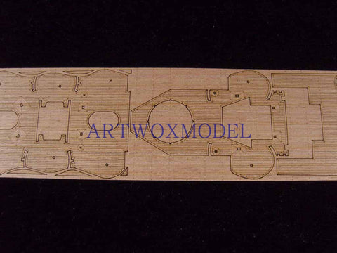 Artwox model wooden deck for trumpeter 05310 San Francisco cruiser 1944 wooden deck AW10068