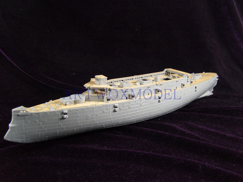 Wooden deck artfox model capable of 850001 Soviet Olympia cruiser wooden deck AW 50007 Model for