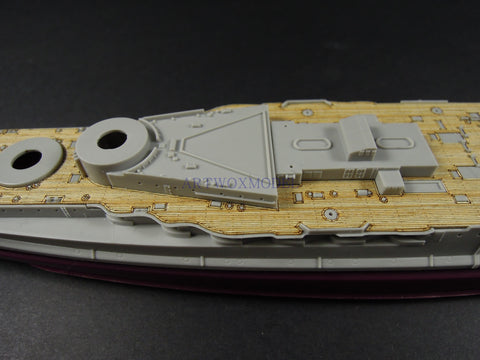 Artwox model wooden deck for Trumpeter 05798 Battleship 1941 wooden deck W20114