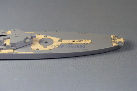 Artwox model wooden deck for tamiya 31614 new jersey b b - 62 battleship 3m covered paper wood deck PE am 20004a