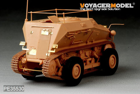 Voyager model metal etching sheet PE 35530 SD. kfz.254 metal etching part for wheeled / tracked hybrid armored reconnaissance vehicle