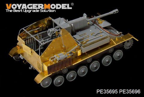 Voyager Model etching sheet PE35695 SU-76 metal self etching antitank gun (M)