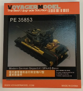 Voyager Model etching sheet PE 35853 modern german cheetah self-propelled anti-aircraft gun a2 basic retrofit