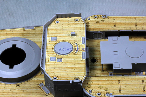 Artwox model wooden deck for Hobby boss 82002 Japanese Navy Mikasa battleship 1912 wooden deck AW30011