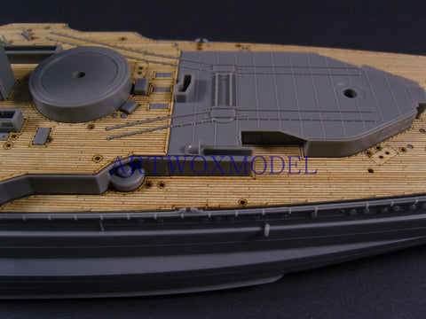 Artwox model wooden deck for Fujimi 600017 Japan High Speed Battleship Hazel Wood Deck AW10084