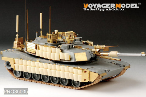 Voyager PRO3505 M1A2 SEP w/TUSKII main battle tank luxury upgrade metal etching kit
