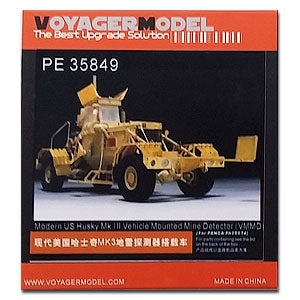 Voyager model metal etching sheet PE35849 modern American husky MK3 landmine detector carrier