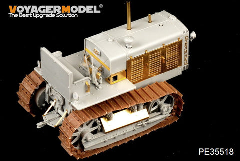 Voyager model metal etching sheet PE35518 PE35518 metal etch for Soviet ChTZ S-65 tracked agricultural tractors