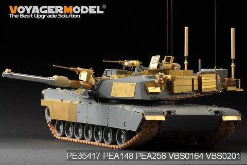 Voyager model metal etching sheet PE 35417 m1 a1 tusk 1 Abrams main battle tank upgrade metal etching kit