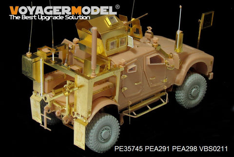 Voyager model metal etching sheet PE35745 M-ATV lightning protection and anti ambush armored vehicle O-GPK machine gun tower upgrade etch