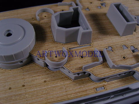 Artwox model wooden deck for Hobbyboss 86501 American BB-39 Arizona 1941 Wood Deck AW10060
