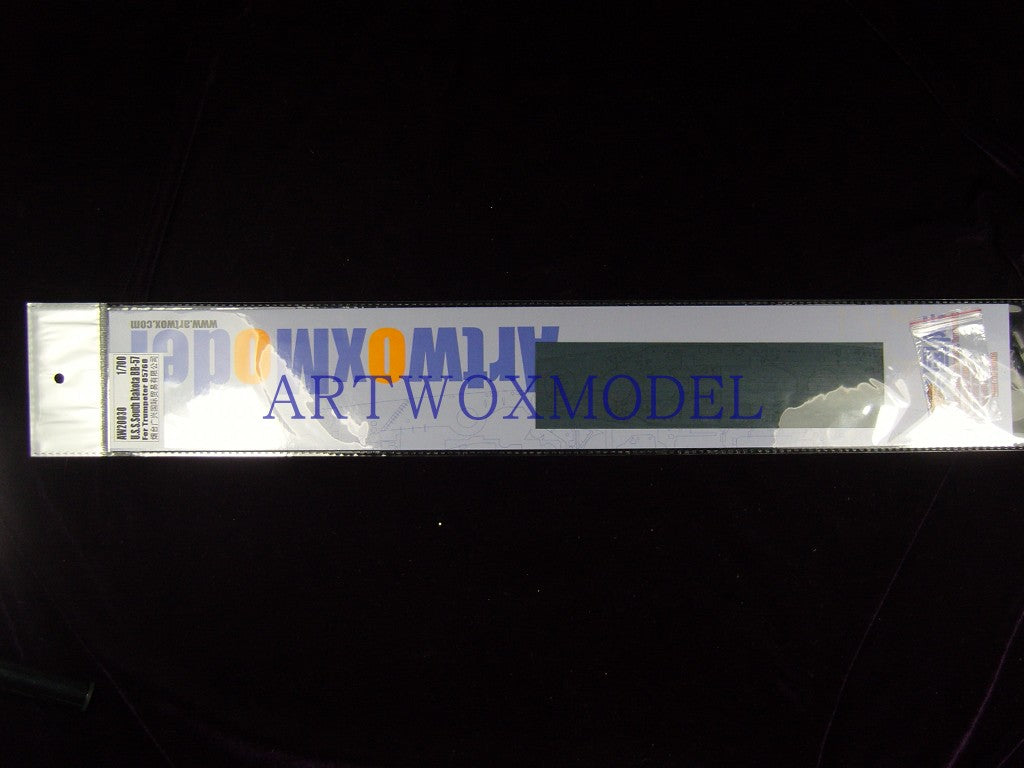 Artwox model wooden deck for Trumpeter 05760 U.S. Navy South Dakota BB-57 blue wood deck AW20030