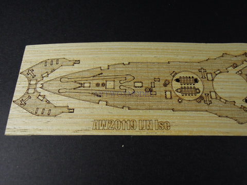 Artwox model wooden deck for Hasegawa 49117 Ice battleship wooden deck AW20119
