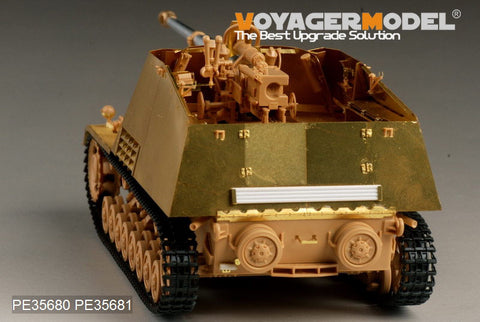 Voyager PE35680 "rhinoceros" self propelled antitank gun upgrade metal etching parts (T Society)