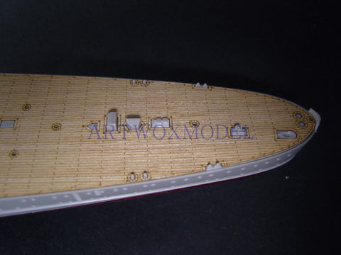 Artwox model wooden deck for trumpeter 05313 de Prince Eugen 1945PE wood deck 3M cover paper AM10009A