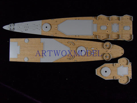 Artwox model wooden deck for trumpeter 05310 San Francisco cruiser 1944 wooden deck AW10068