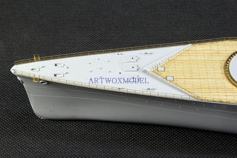 Artwox model wooden deck for Hobby boss 86507 Battleship Wood Deck AW10141, Strasbourg, France