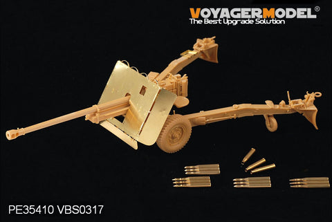 Voyager PE 35410 Metal etching parts for upgrading 17 lb UK traction anti-tank gun