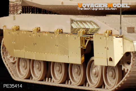 Voyager model metal etching sheet PE35414 Israeli Merkava 4LIC main battle tank upgrade metal etching with side skirts