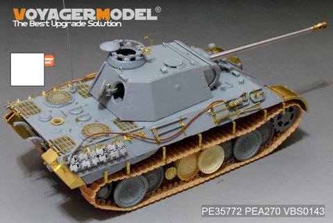 Voyager model metal etching sheet PE35772 Basic reconstruction of German Early Panther A tanks in World War II