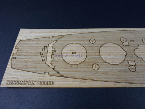 Artwox model wooden deck for Tamiya 31113 Japanese Navy Battleship Yamato (modified) Wood Deck AW20110