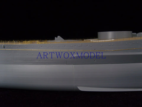 Artwox model wooden deck for Tamiya 78025 big and battleship new PE suite wooden decks AW10050A