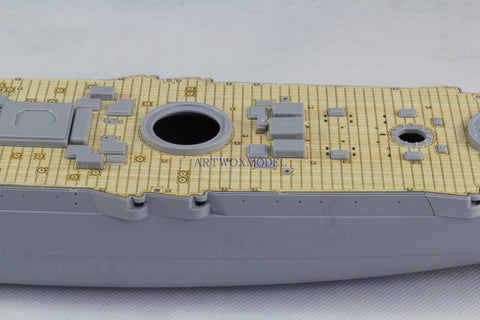 Artwox model wooden deck for Revell 05137 Russian battleship Gangut wooden deck AW10133