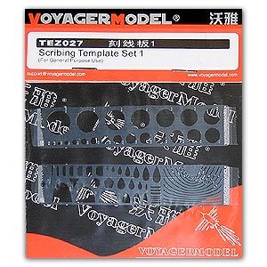 Voyager model metal etching sheet TE Z027 Model Production General Engraving Template -1