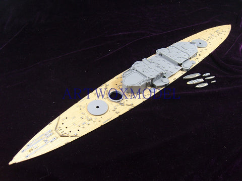 ARTWOX Model Wooden Deck for Tamiya 78010 British George V battleship wooden deck AW10029