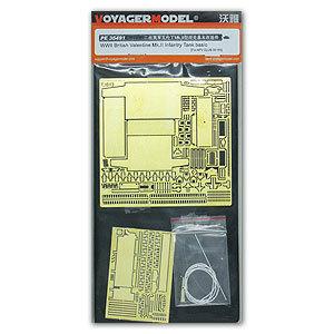 Voyager model metal etching sheet PE35491 British infantry tank Mk.III Valentin Mk.II upgraded metal etch